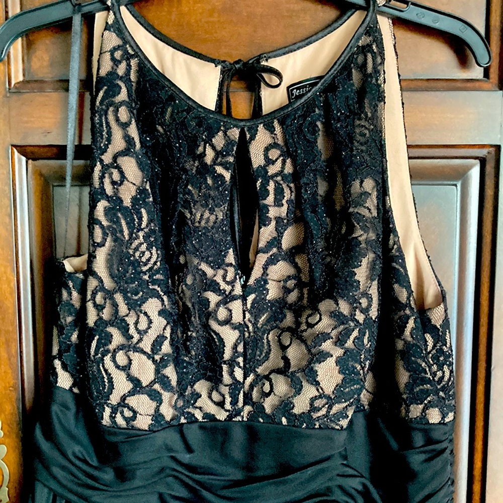 Jessica Howard black party dress, size 16